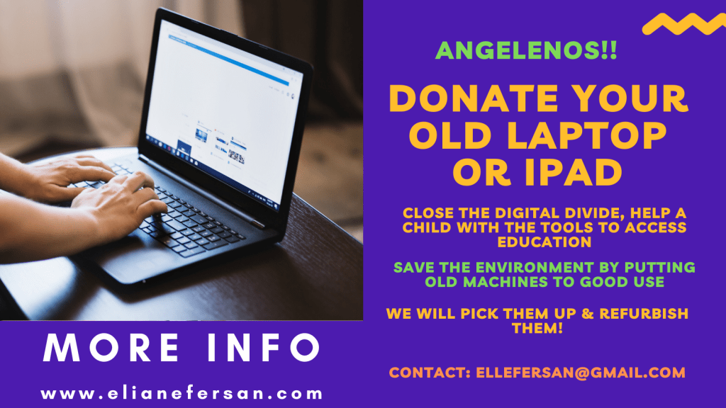 Donate your old laptop